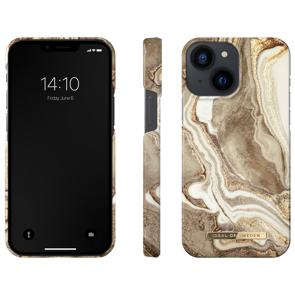 iDeal of Sweden - Apple iPhone 13 mini Designer Hard-Cover Golden
