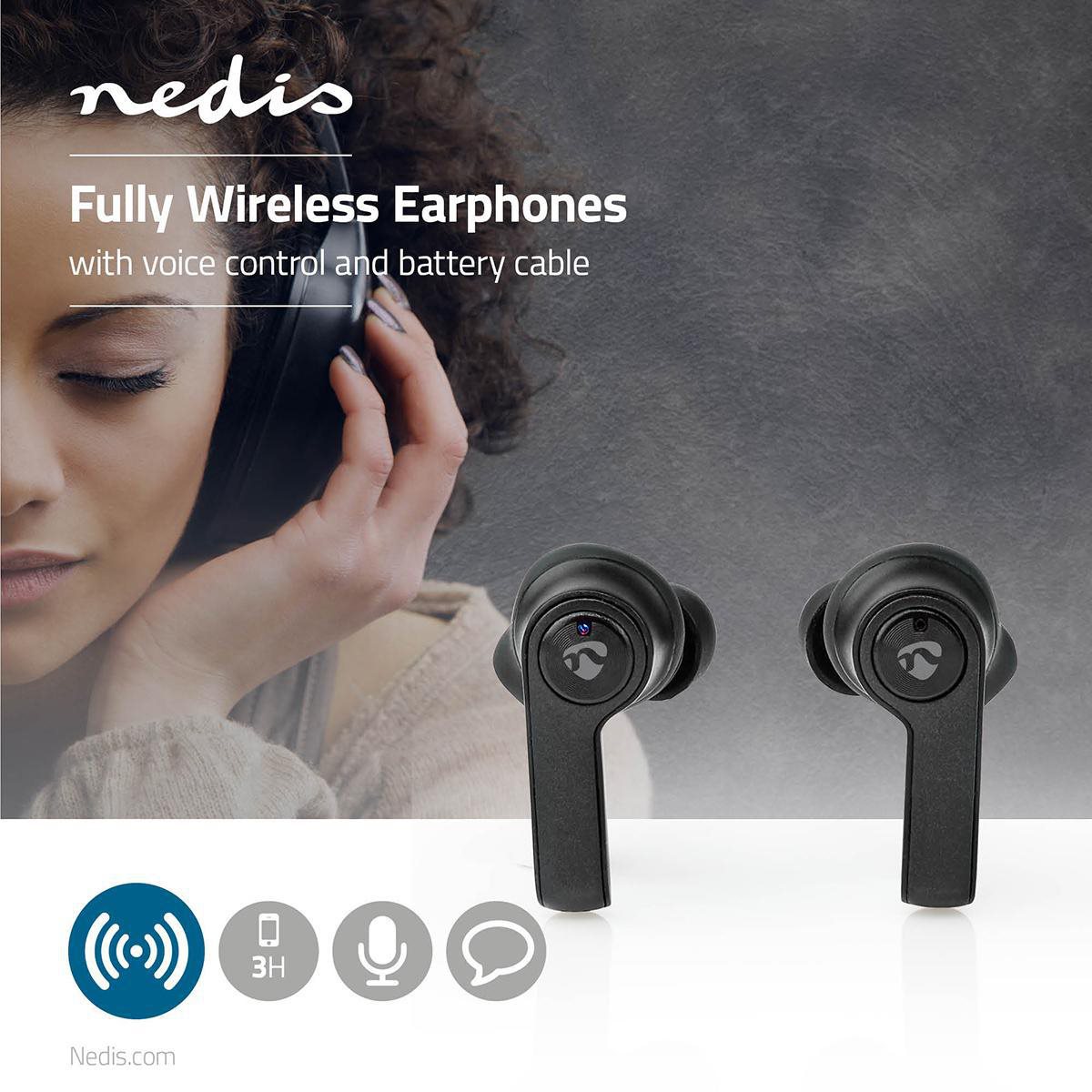 Nedis fully sales wireless earphones