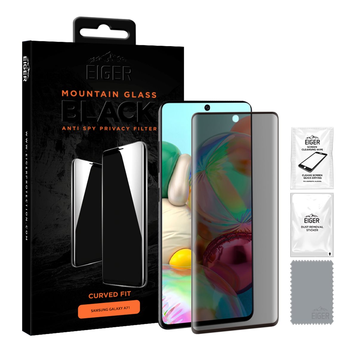 EIGER Displayschutzglas High Impact Triflex (Galaxy S24 Ultra, 2